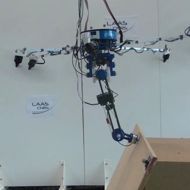 Direct Force Feedback Control and Online Multi-Task Optimization for Aerial Manipulators